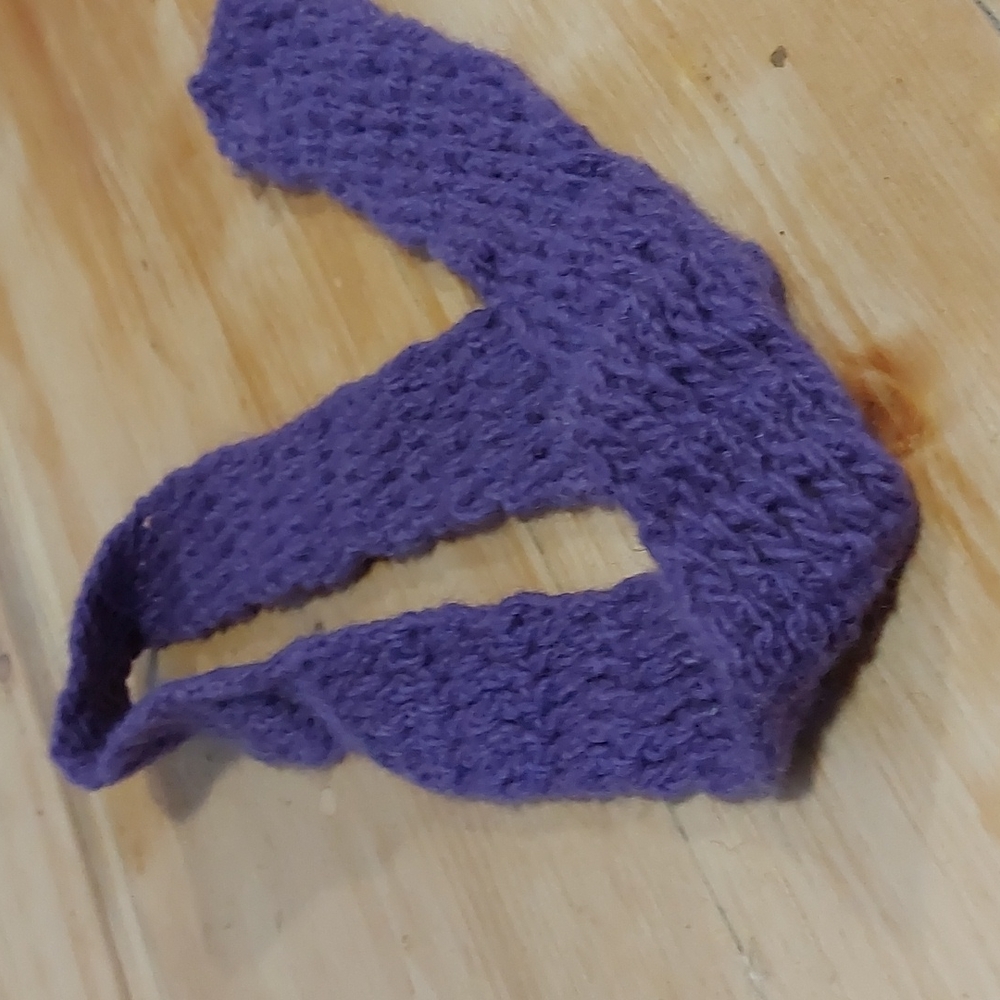 Purple scarf